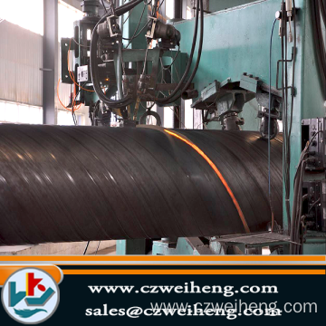 SSAW Spiral welded steel pipes in 12 meter length